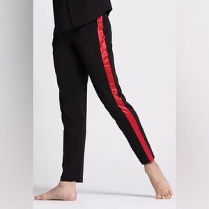 Weissman Elite Boys Satin Stripe Pants Red AH12616